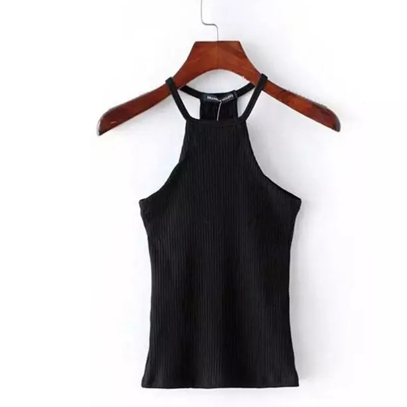 Amy Fashion - Casual Knit Basic Tank Top
