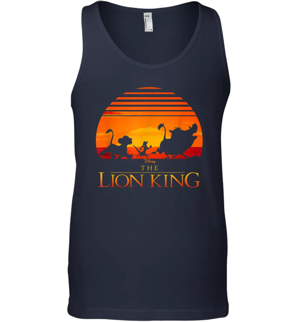 Disney Lion King Classic Sunset Squad Men Cotton Tank Top