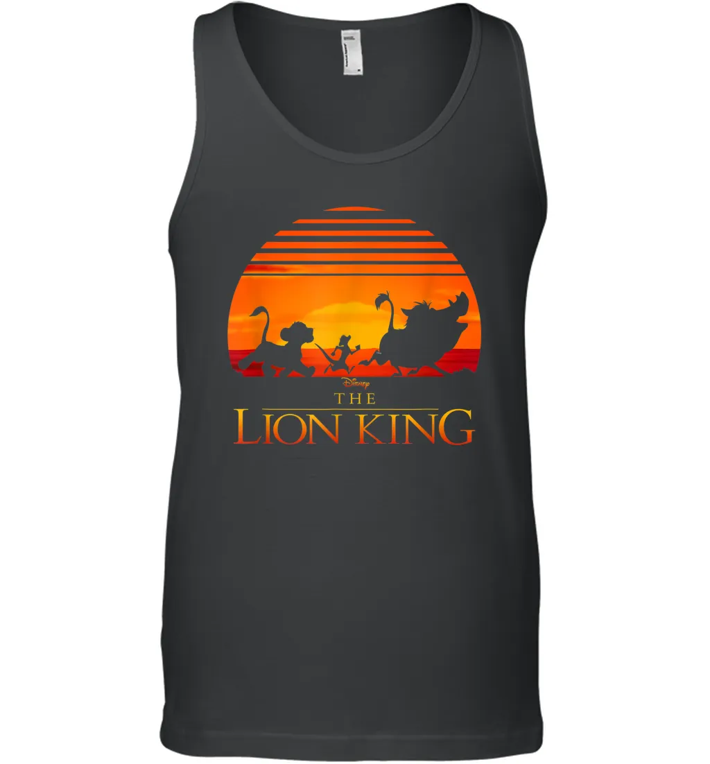 Disney Lion King Classic Sunset Squad Men Cotton Tank Top