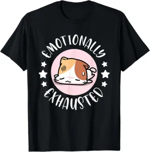 Emotionally Exhausted Funny Anime Kawaii Otaku Aesthetic T-Shirt