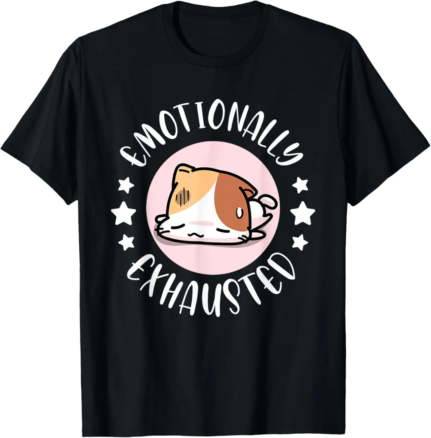 Emotionally Exhausted Funny Anime Kawaii Otaku Aesthetic T-Shirt