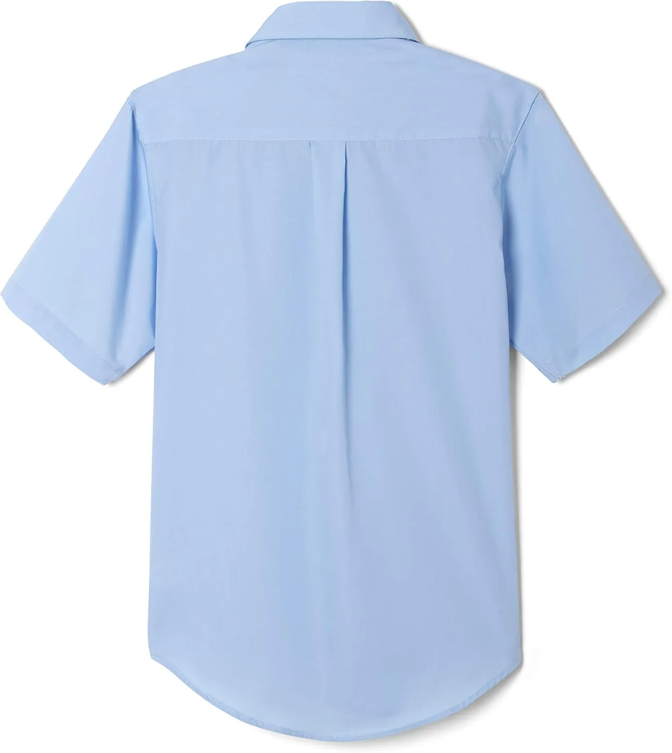 French Toast Boys' Short Sleeve Classic Poplin Dress Shirt (Standard & Husky)