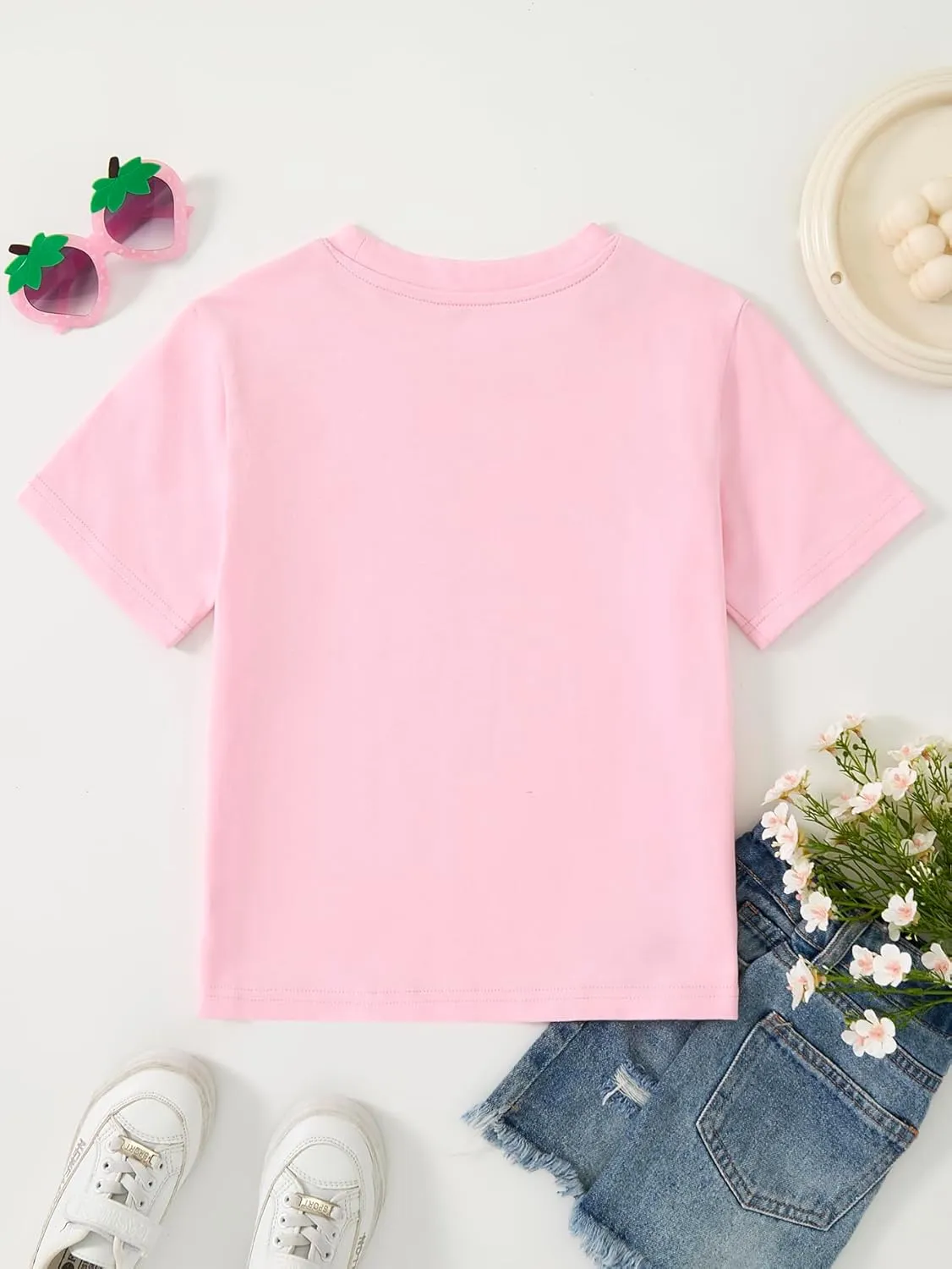Girl's Rock Paper Scissors Cute Paw Funny Cat T-Shirt