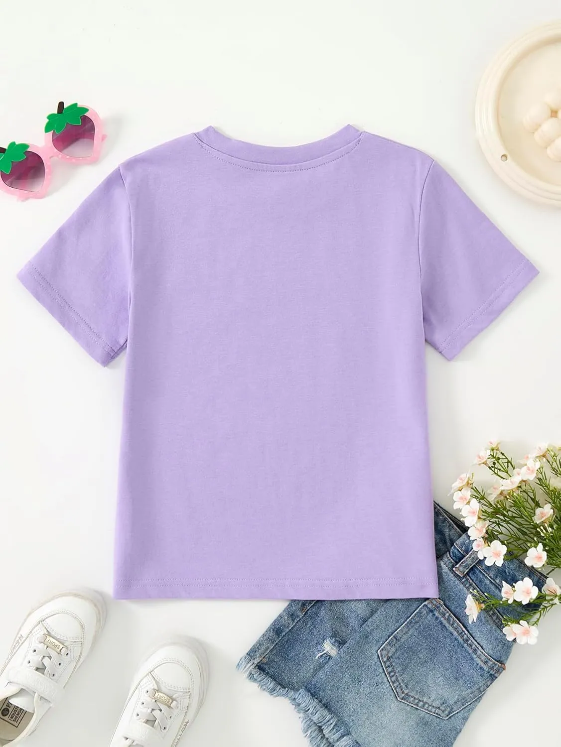 Girl's Rock Paper Scissors Cute Paw Funny Cat T-Shirt