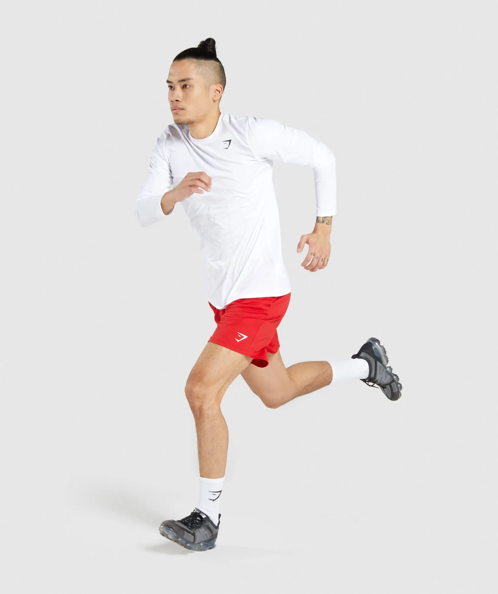 Gymshark Arrival Knitted Shorts - Red