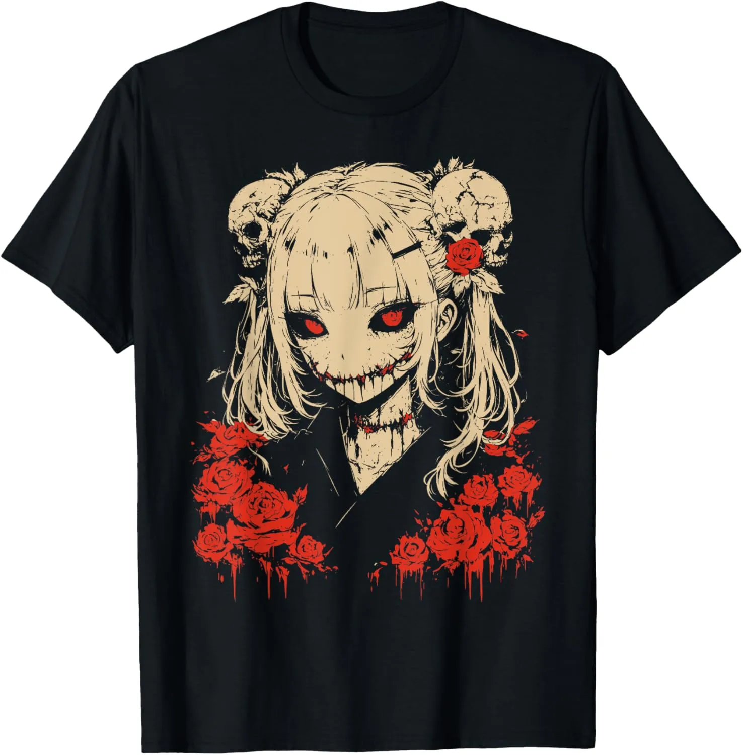 Horror Anime Manga | Japan Japanese Creepy Kawaii Goth T-Shirt
