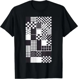 Pattern Blocks Squares Abstract Geometric T-Shirt