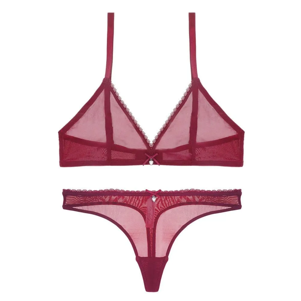 Wire-Free Bra and Panties Set - Comfortable, Supportive, and Stylish