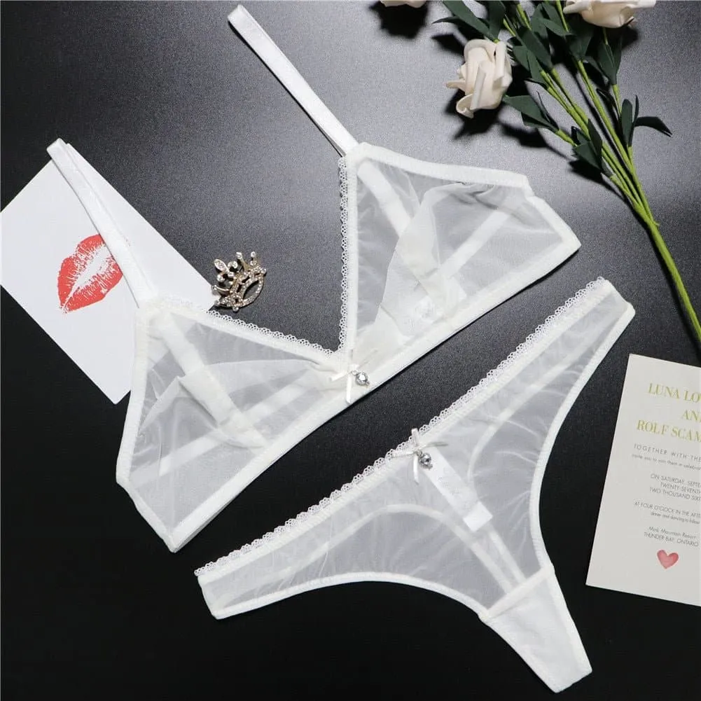 Wire-Free Bra and Panties Set - Comfortable, Supportive, and Stylish