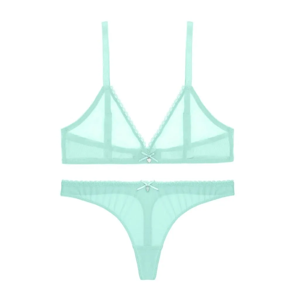 Wire-Free Bra and Panties Set - Comfortable, Supportive, and Stylish